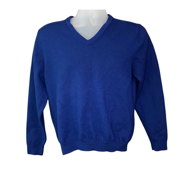 Brooks Brothers Extra Fine Italian Merino Wool V Neck Sweater Medium - Picture 1 of 3